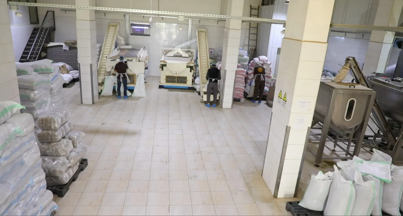 The Sghair Mills production floor